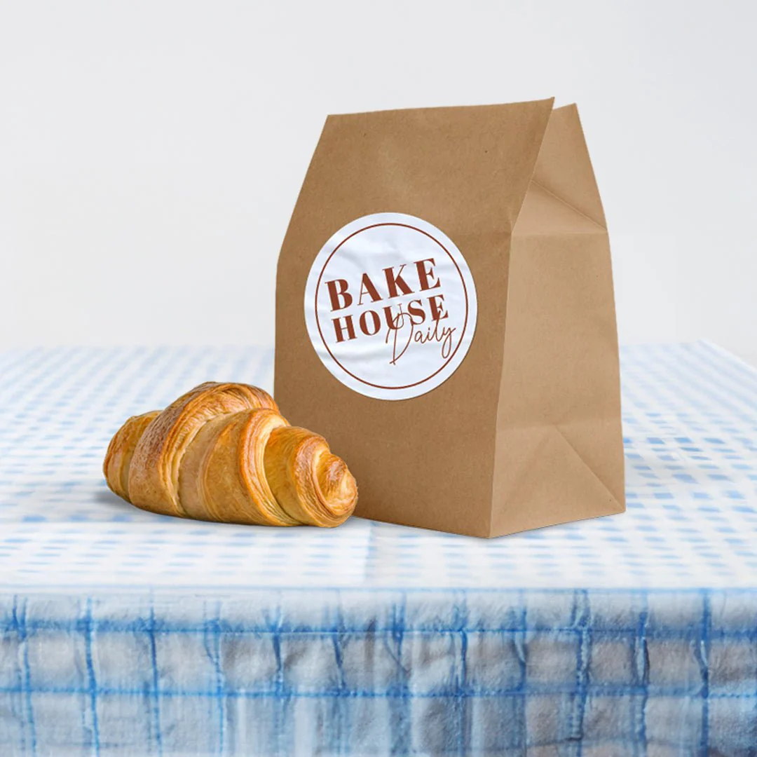 Bakery Packaging Labels — Close-Up