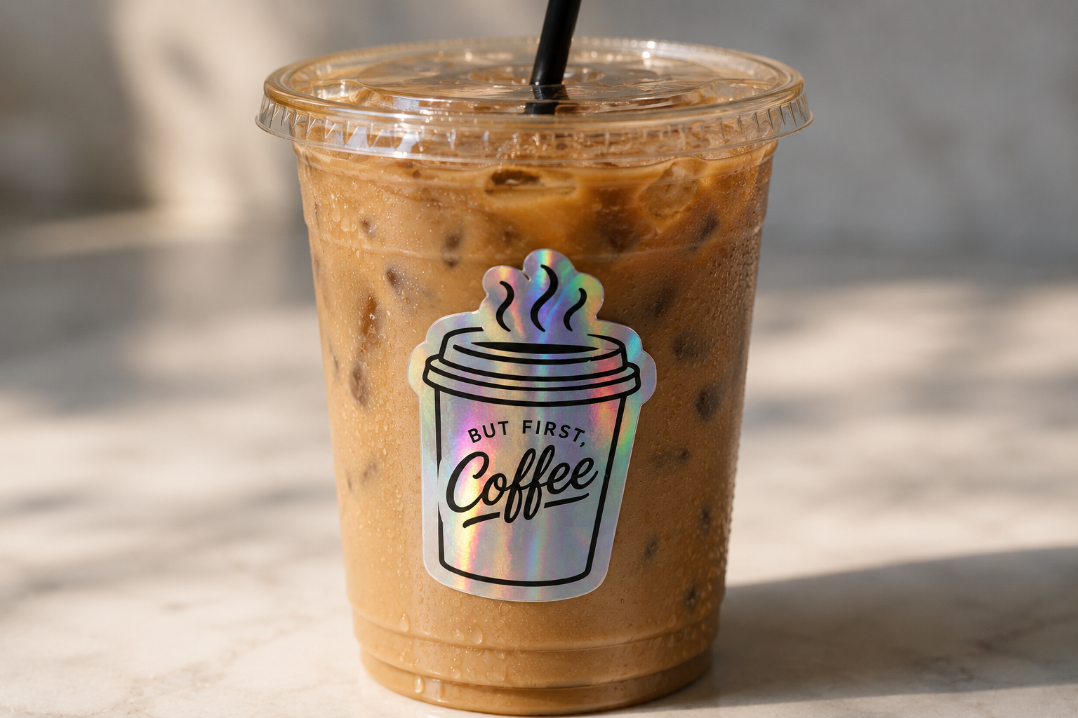 Coffee Cup Labels — Lifestyle