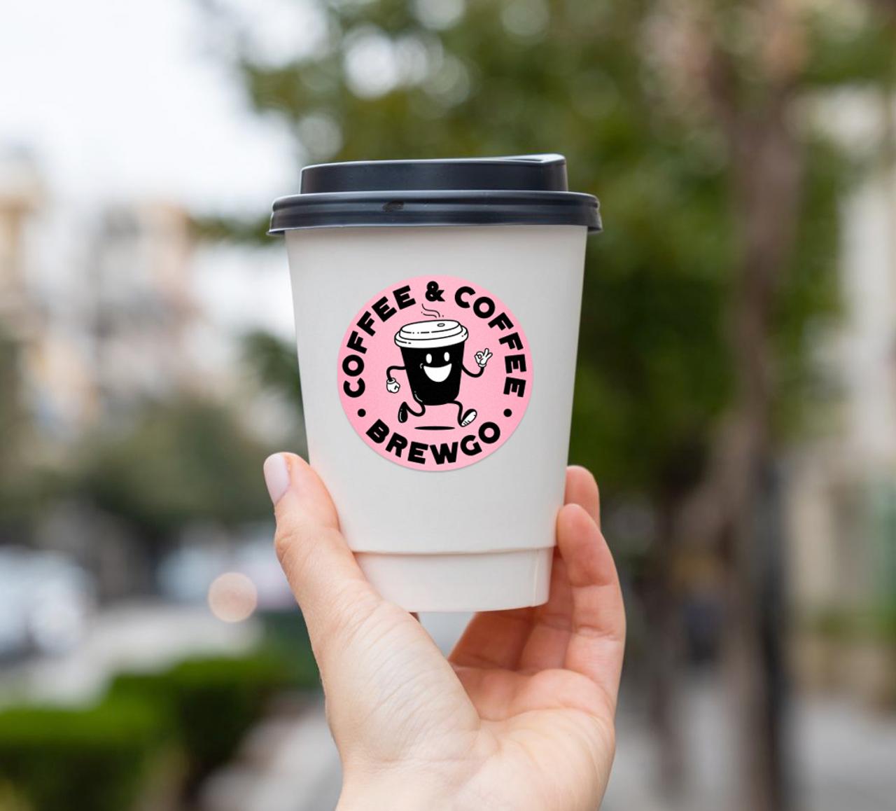 Coffee Cup Labels — Packaging
