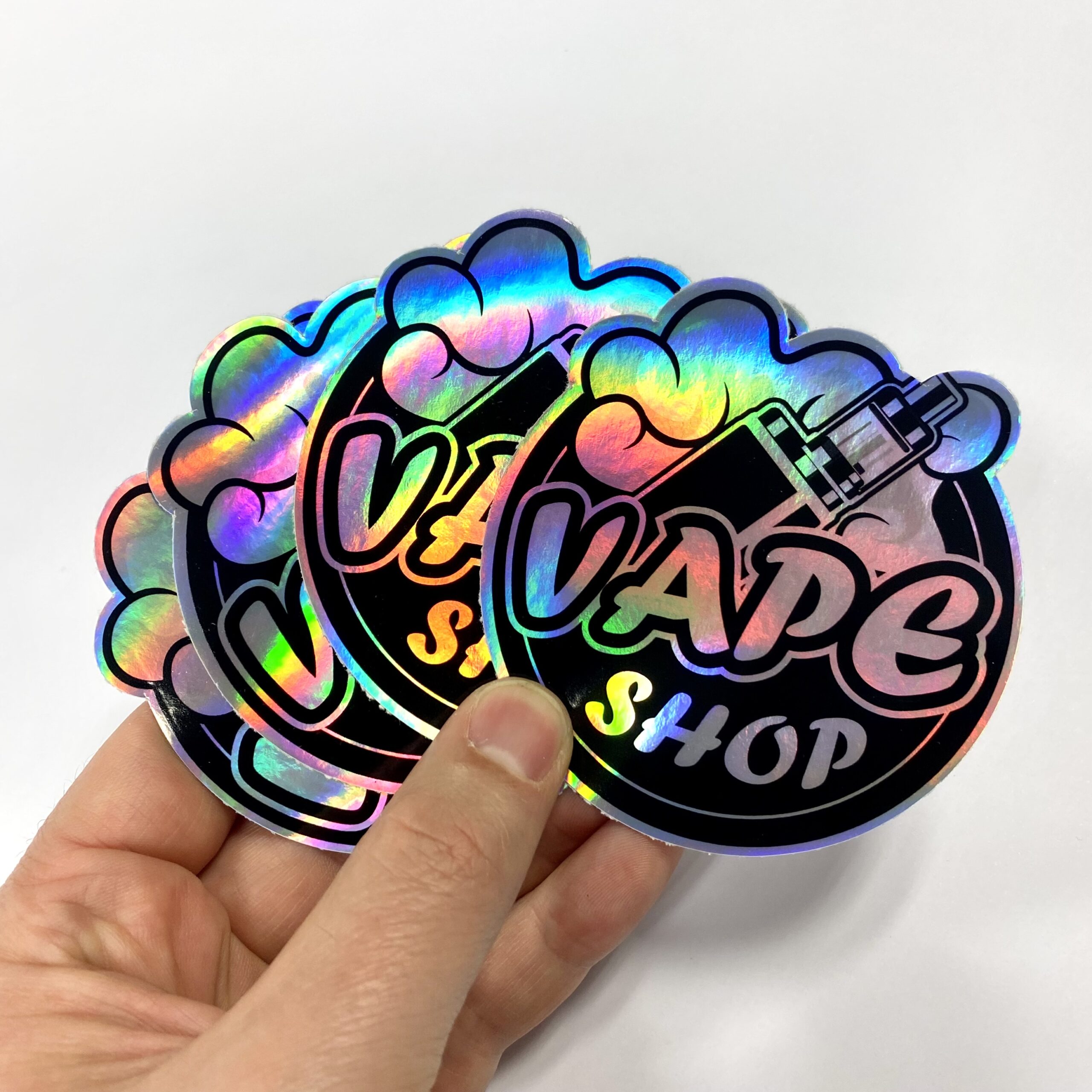 Holographic Stickers — Lifestyle
