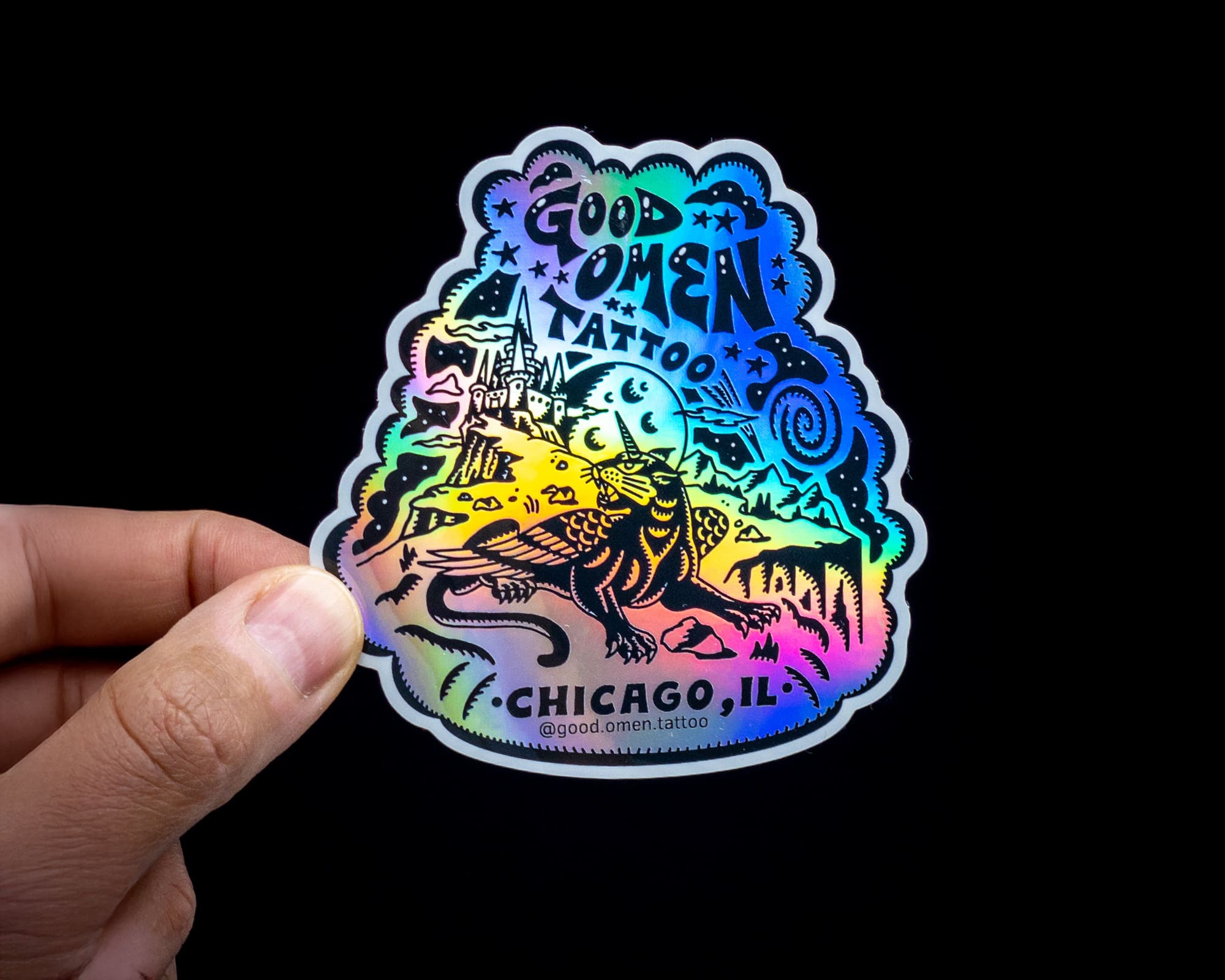 Holographic Stickers — Packaging
