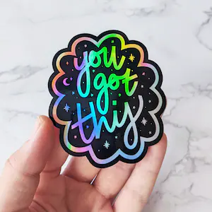 Holographic Stickers — Close-Up
