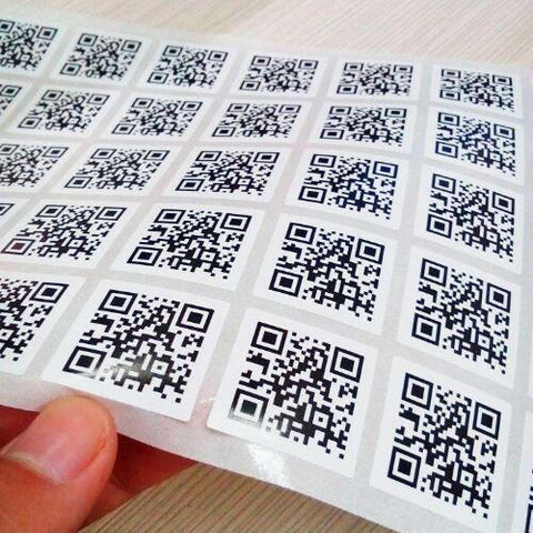 QR Code Stickers — Product View