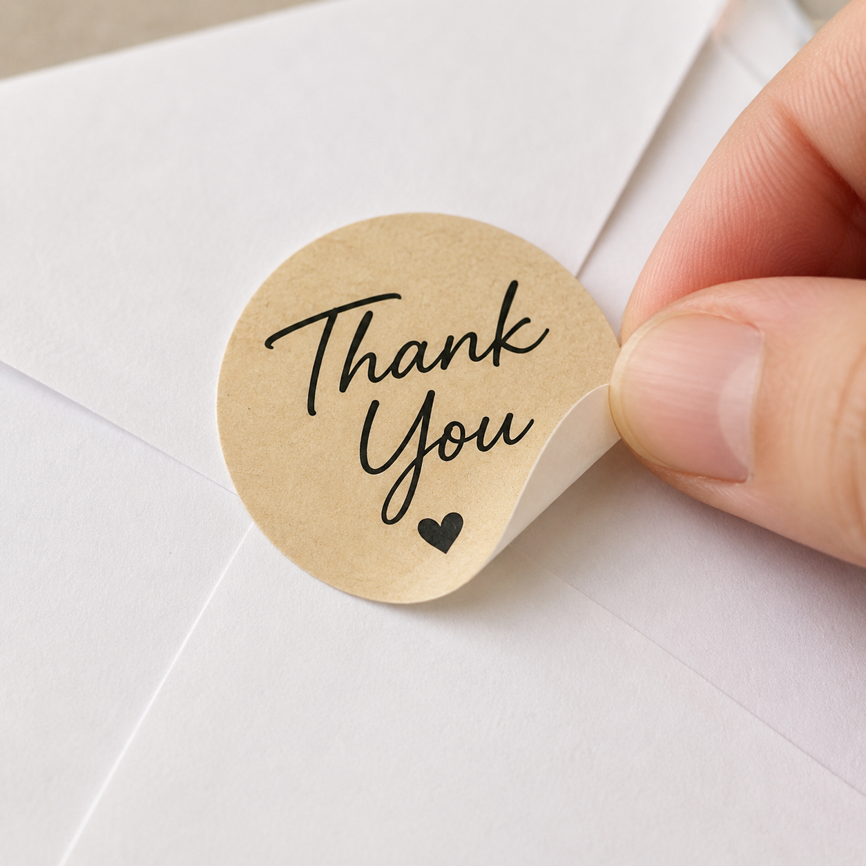 Thank You Stickers — Lifestyle
