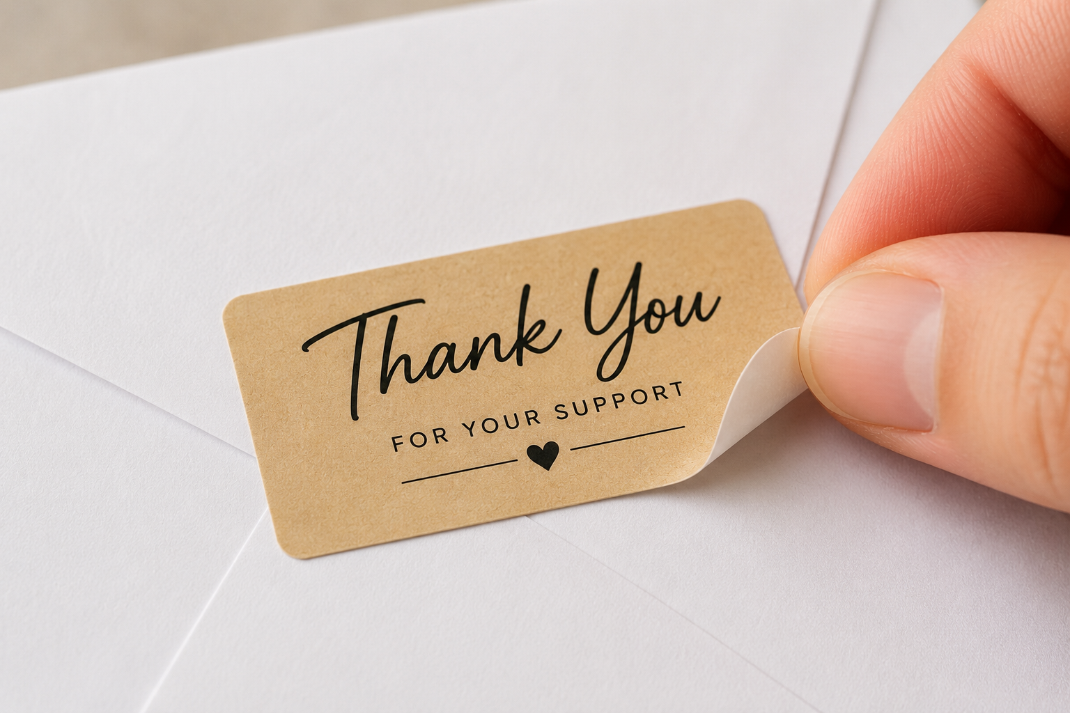 Thank You Stickers — Brand Mockup